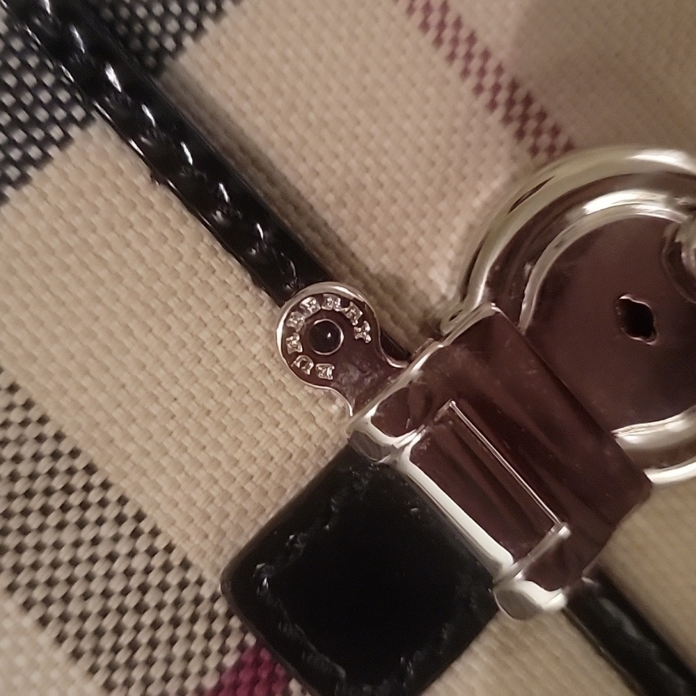 Burberry Wristlet Clutch. Burberry Plaid W/ Black Trim. Gorgous! BN. - Picture 5 of 8